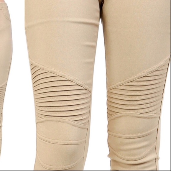 Kali Khaki Moto Legging - Picture 2 of 3
